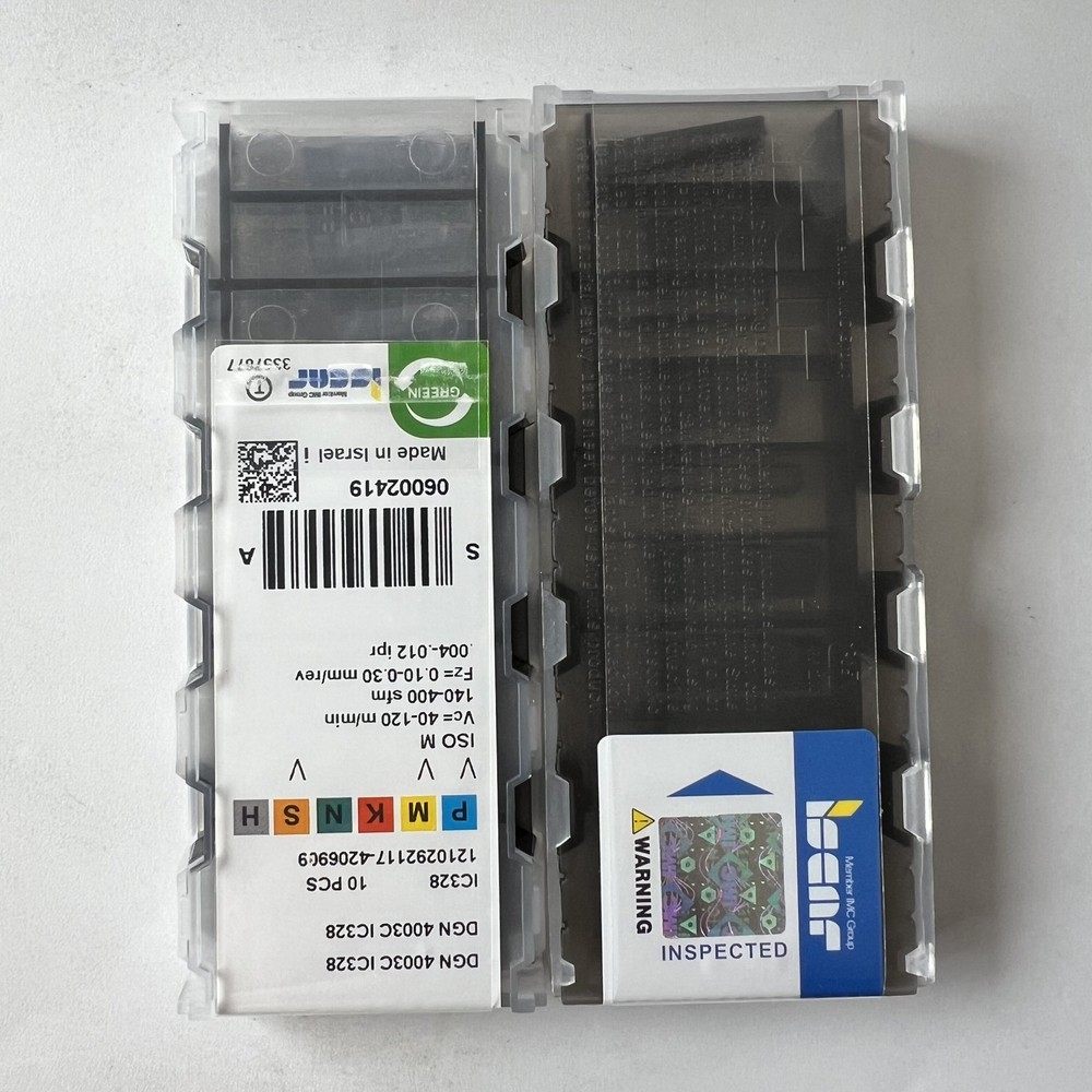 ISCAR / DGN4003C IC328 / Industrial indexable carbide inserts 10 Pcs