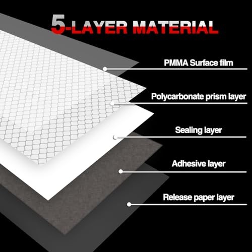 Reflective Tape 30 PCS - 2"x12" Red/White DOT-C2 Waterproof Self-Adhesive