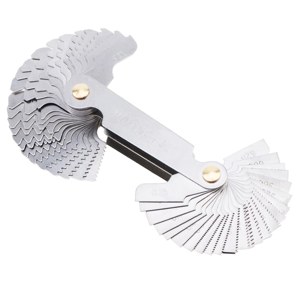 Multi-Size Thread Gauge - Metric & Imperial for Screw Thread Measurement 52PC