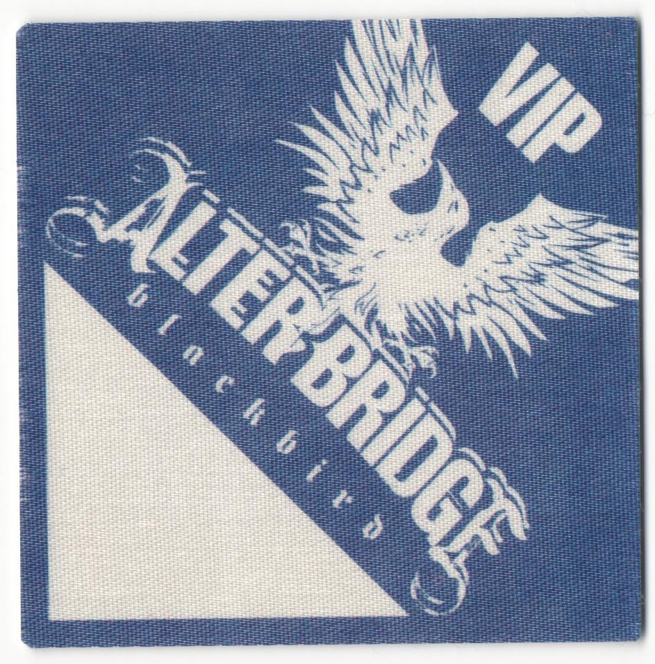 2007 Alter Bridge Concert VIP Backstage Pass Blackbird