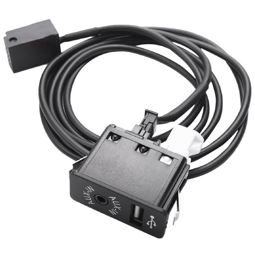 AUX USB Interface Panel Cable Adapter And Socket Plastic Cable For