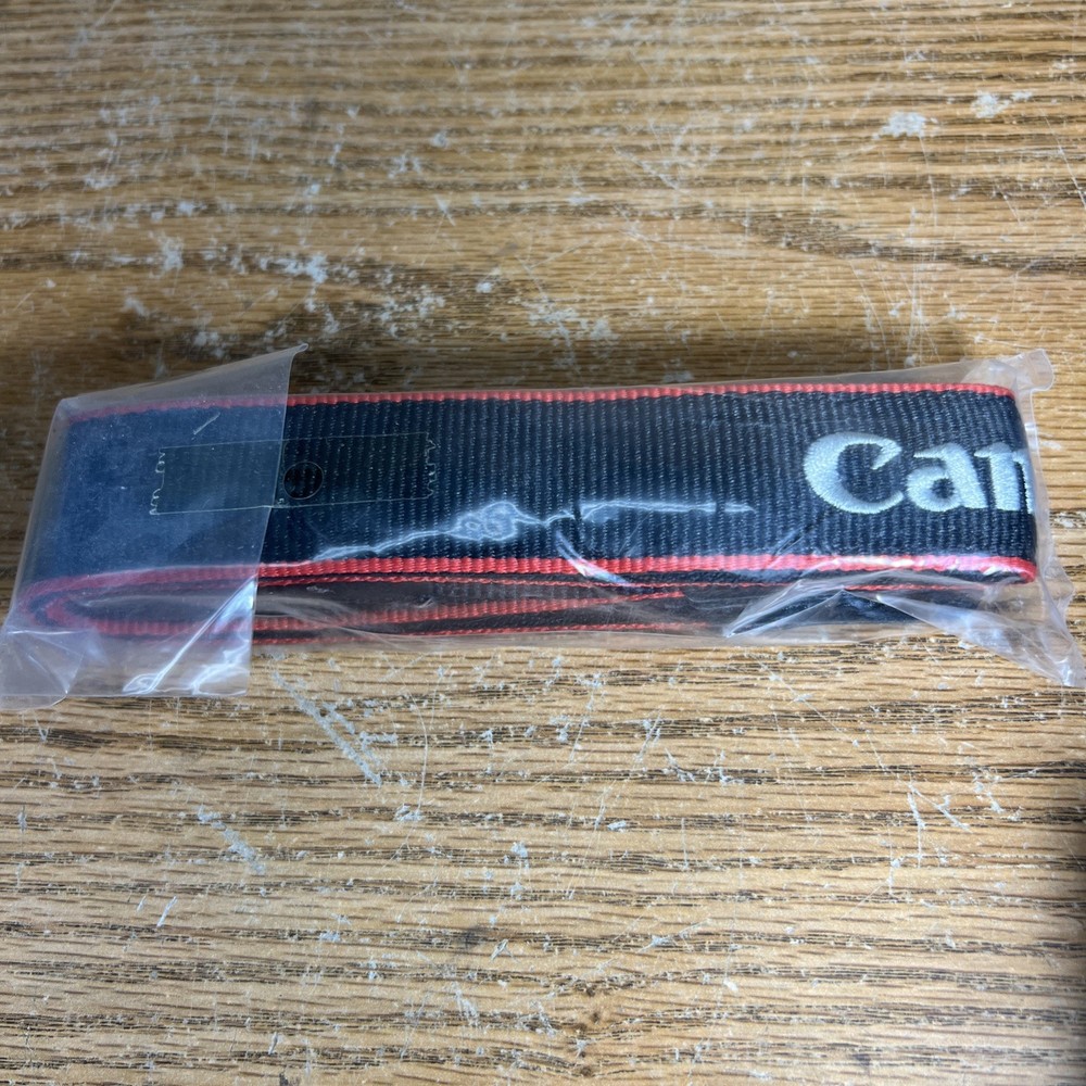 NEW ORIGINAL Canon EOS RP camera neck strap, adjustable, 1.25-inch wide strap