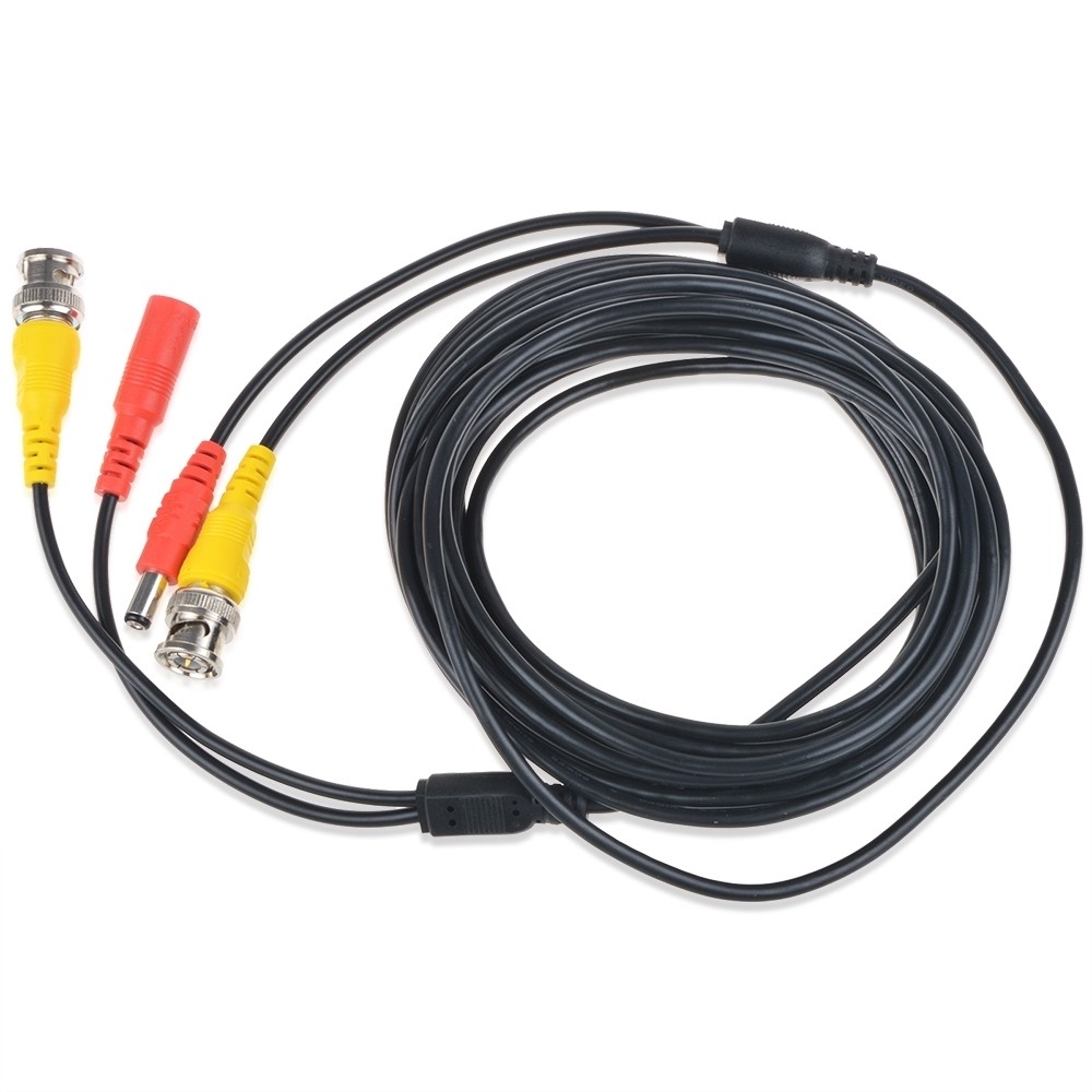 4 x 25ft BNC Video Power Cable Cord Wire for CCTV Security Camera