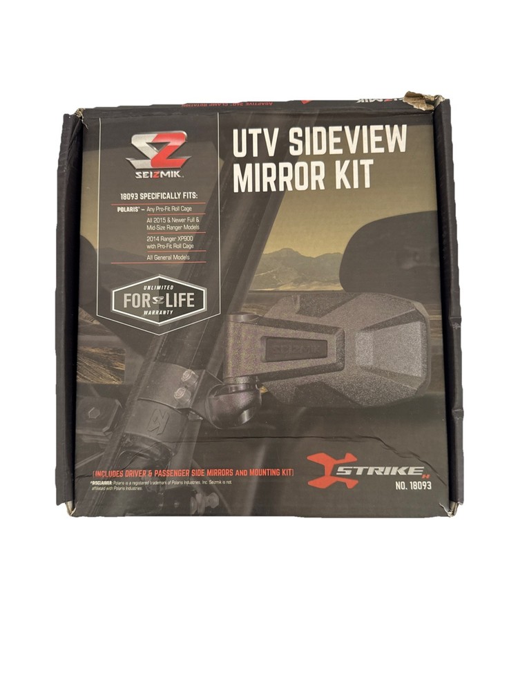 Seizmik - Strike Side Mirrors for Polaris - 18093
