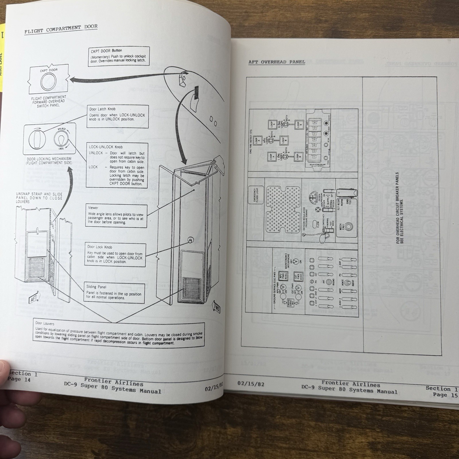 1982 Frontier Airlines DC-9 Super 80 (MD-80) Systems Manual