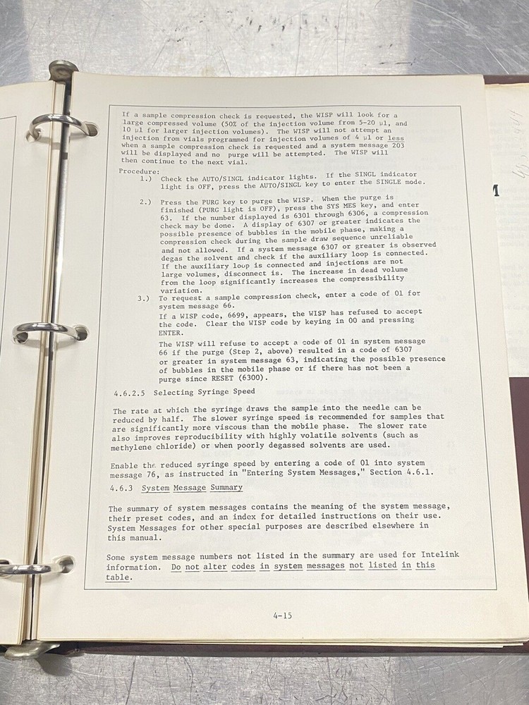 Waters Intelligent Sample Processor WISP 710B- Users Guide / Instructions Manual