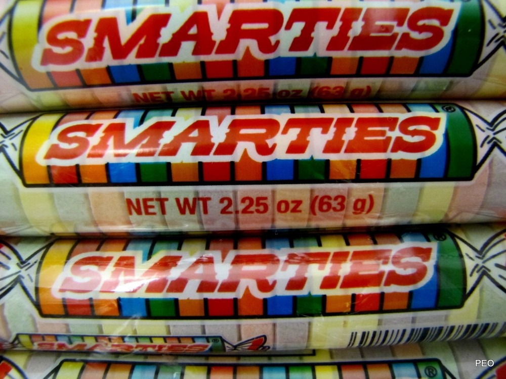 Mega Smarties 24 Count Box Rolls Candy Smarty Bulk Candies Over 3 LBS