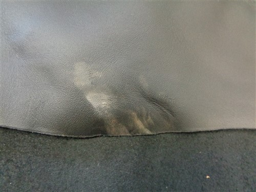 LEATHER HIDE BLACK 81" X 38 3/4"