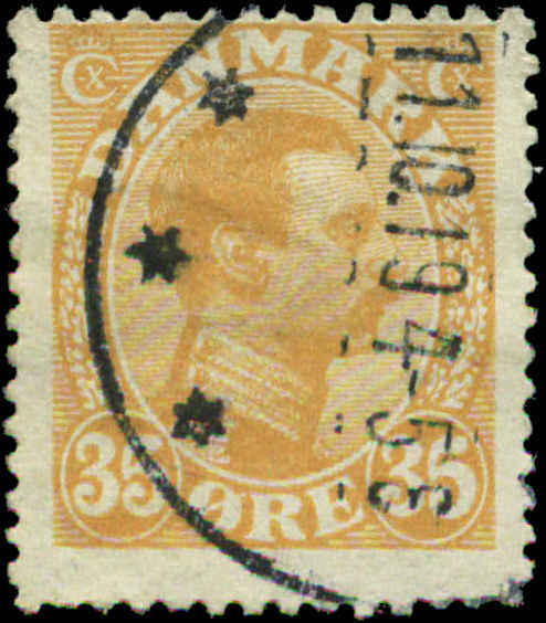 Denmark Scott #114 Used