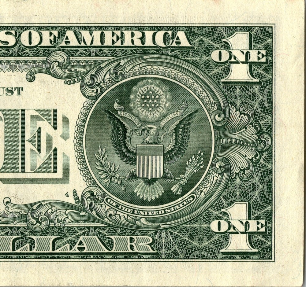 2017 F Star note one dollar bill regular run