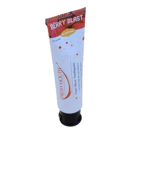 Fresh Mouth Nano Silver Berry Toothpaste Fluoride Free