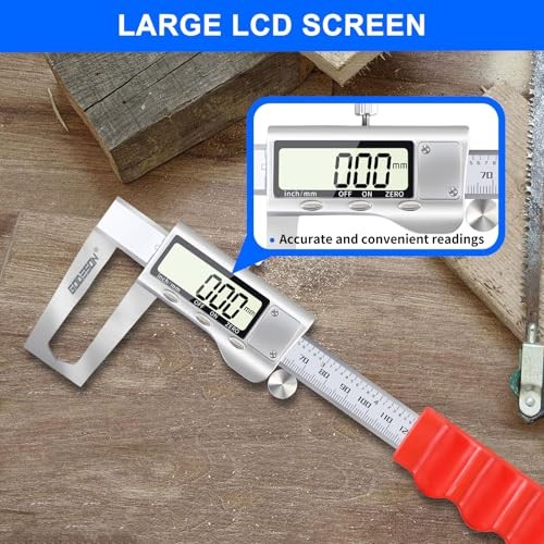 Disc Brake Rotor Micrometer,Digital Caliper Measuring Tool for Disc 6 INCH