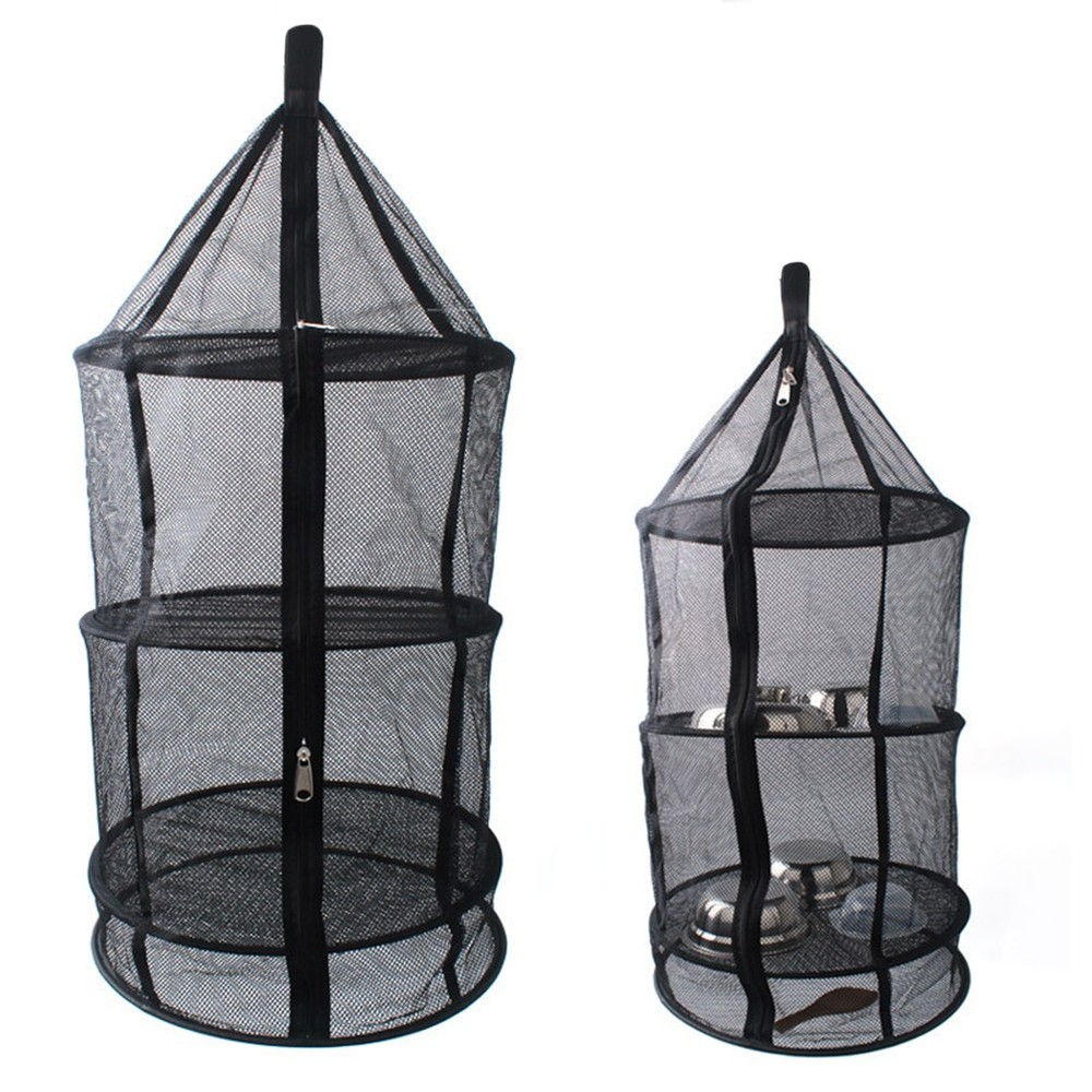 1PC Drying Layers Outdoor Folding Circular Anti-deformation Drying Net