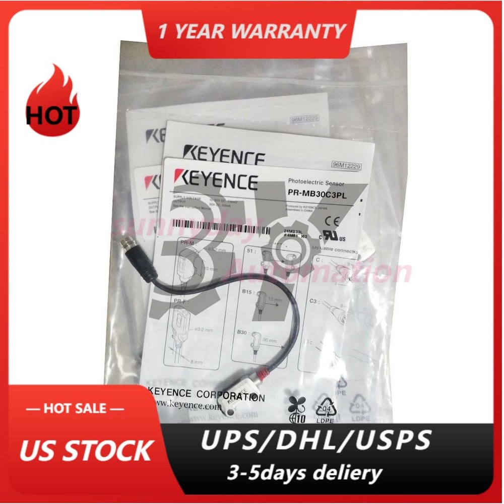 1PC NEW KEYENCE PR-MB30C3PL Photoelectric Switch Sensor