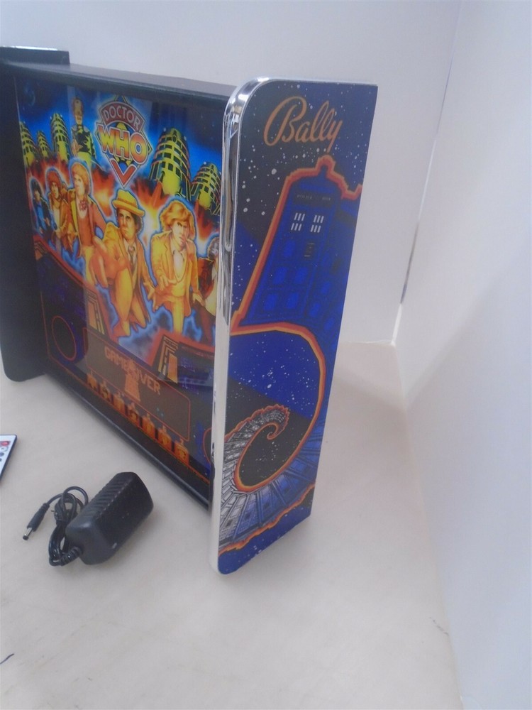 Bally Dr Who Pinball Head LED Display light box