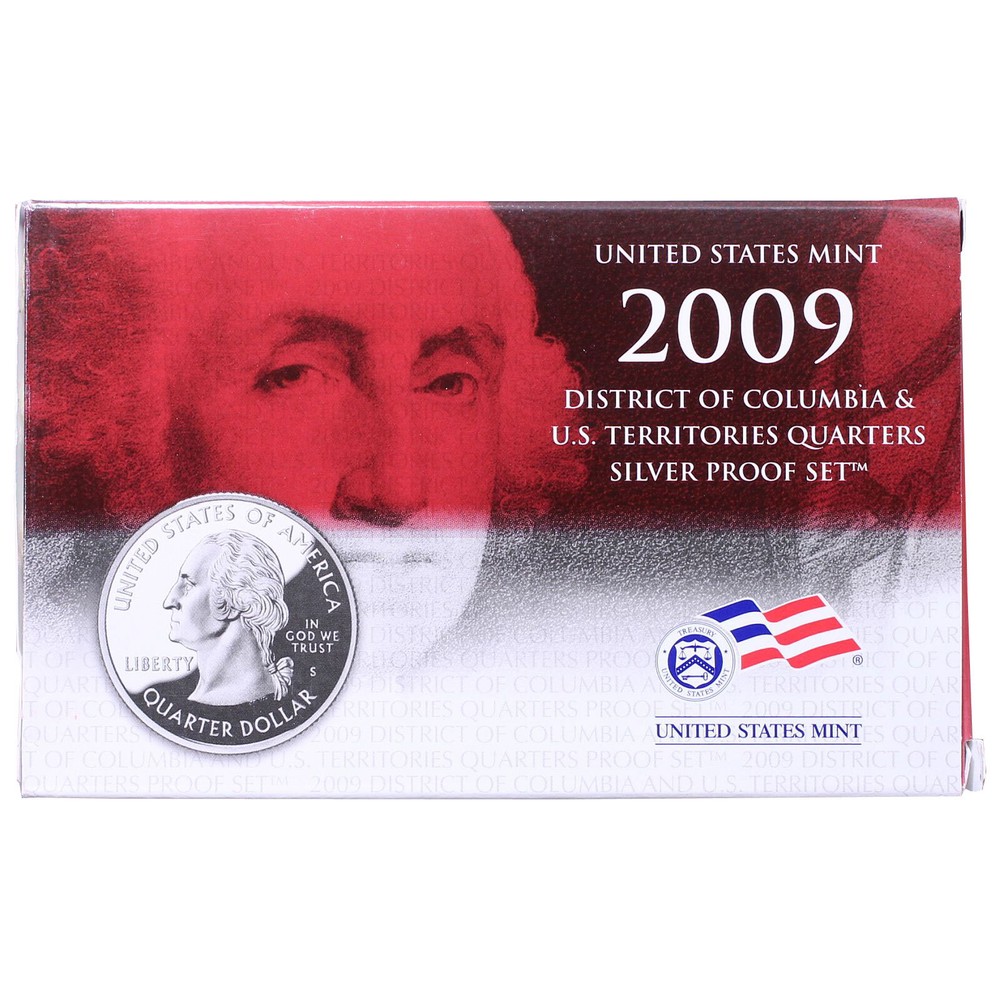 Empty Packaging Replacement Silver Quarter PS Box & COA No Coins 2009