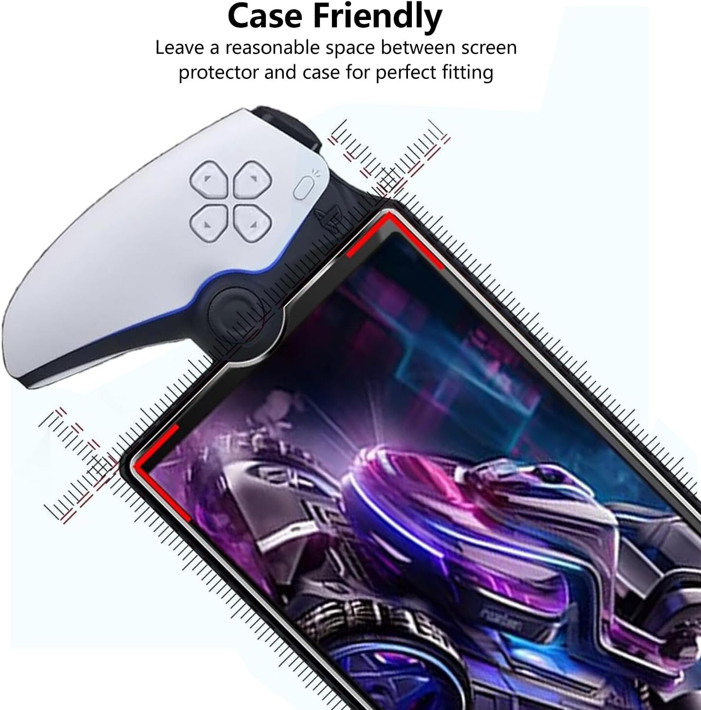 2-Pack PlayStation Portal Remote Player Screen Protector Tempered Glass