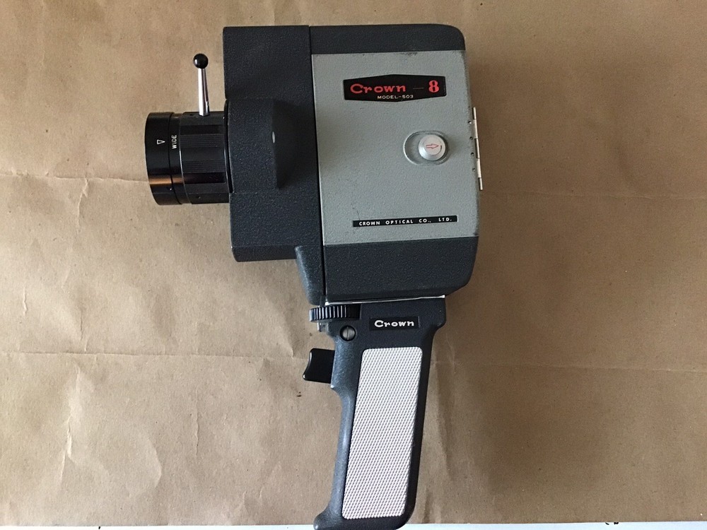 Vintage Crown Model 503 8mm Zoom Reflex Camera