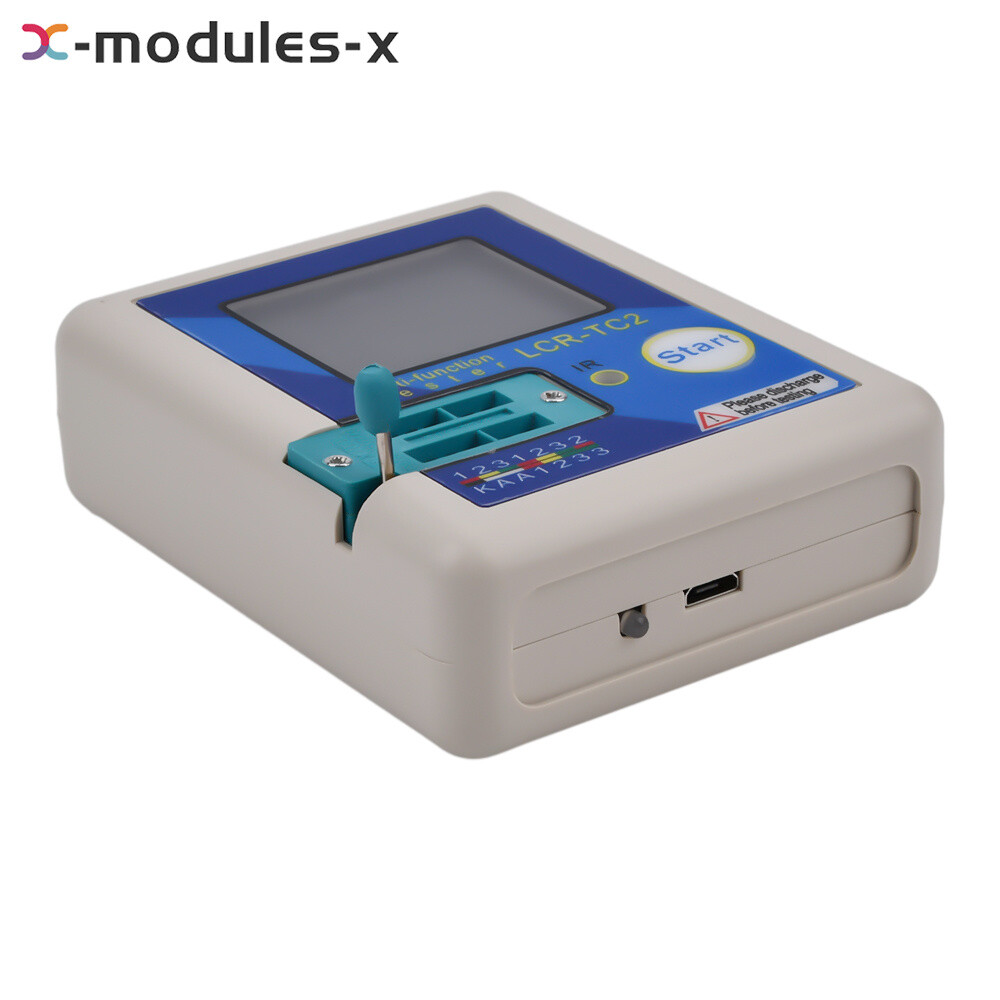 Upgraded LCR-TC2 Transistor Tester TFT Diode Triode Capacitance Meter ESR Kit