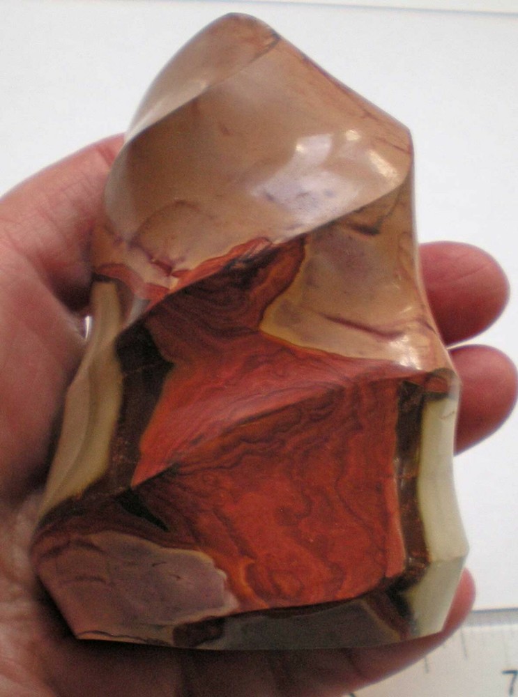 Polychrome Jasper Standing Stone Flame - Madagascar sc962