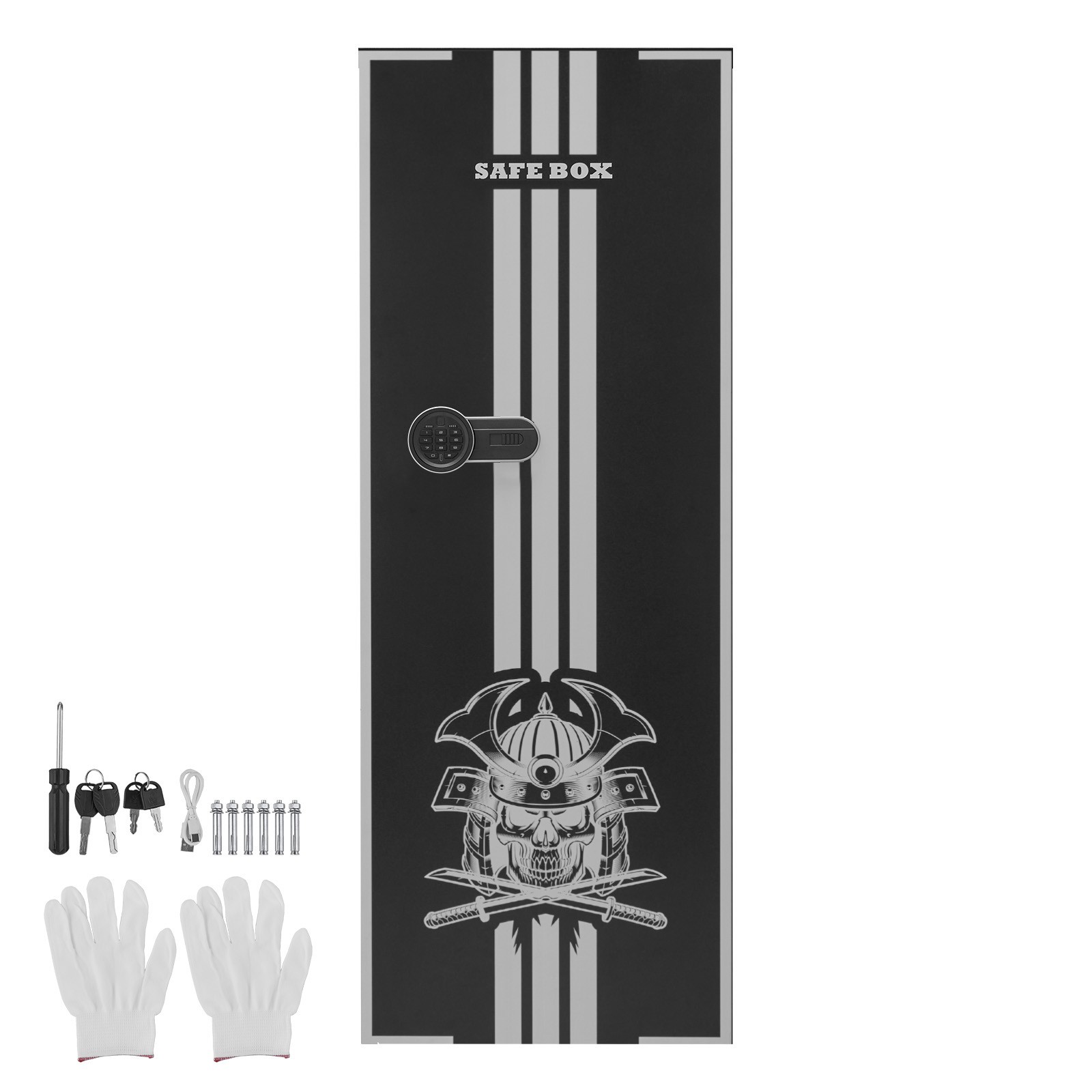 Uimoso 4-Gun Safe Cabinet for Rifles and Pistols with Key and Digital Lock