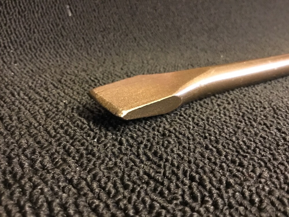 HILTI CHISEL FLAT SDS MAX 1" X 12" PREOWNED, FREE HAT, FAST SHIP