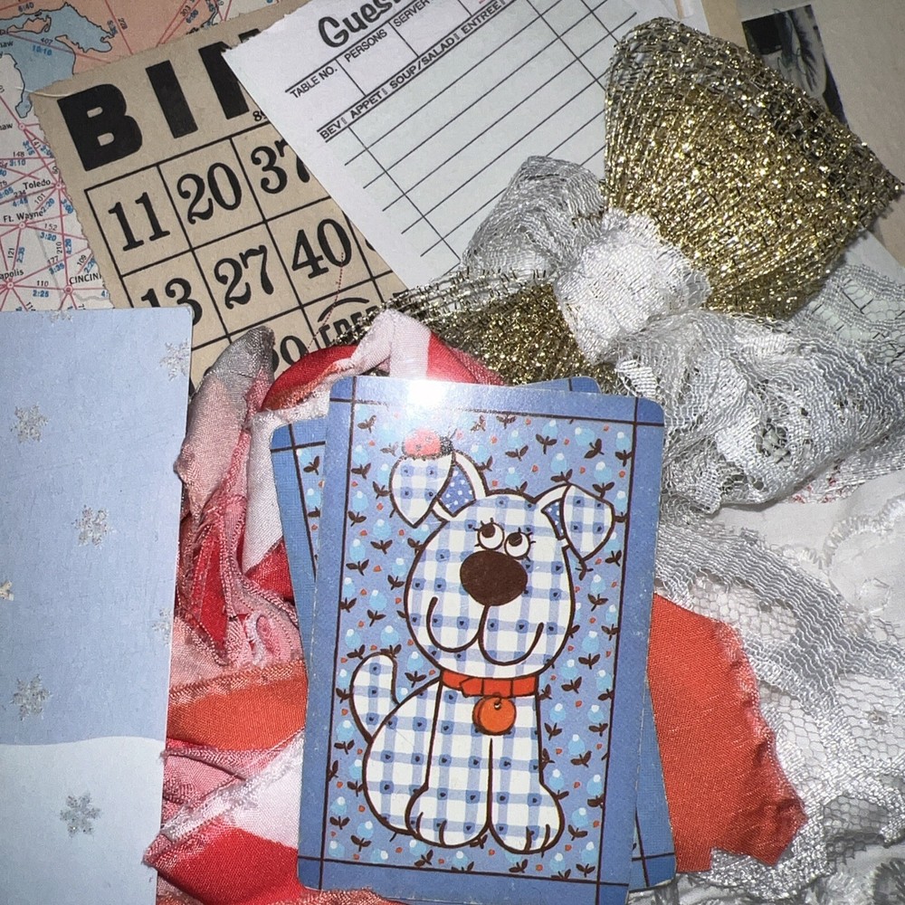 Junk Journal Ephemera Bundle Paper Crafting 50+ Pieces