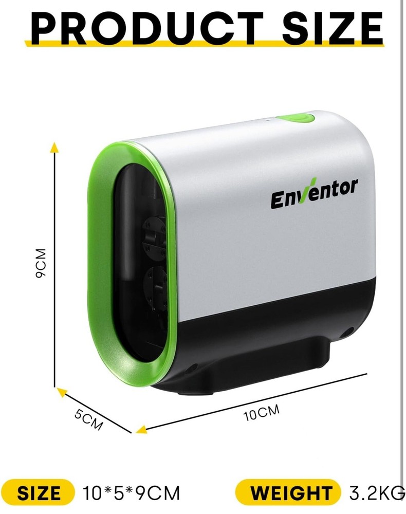 ENVENTOR Green Laser Level, Self Leveling Laser Level, Horizontal & Vertical Cro