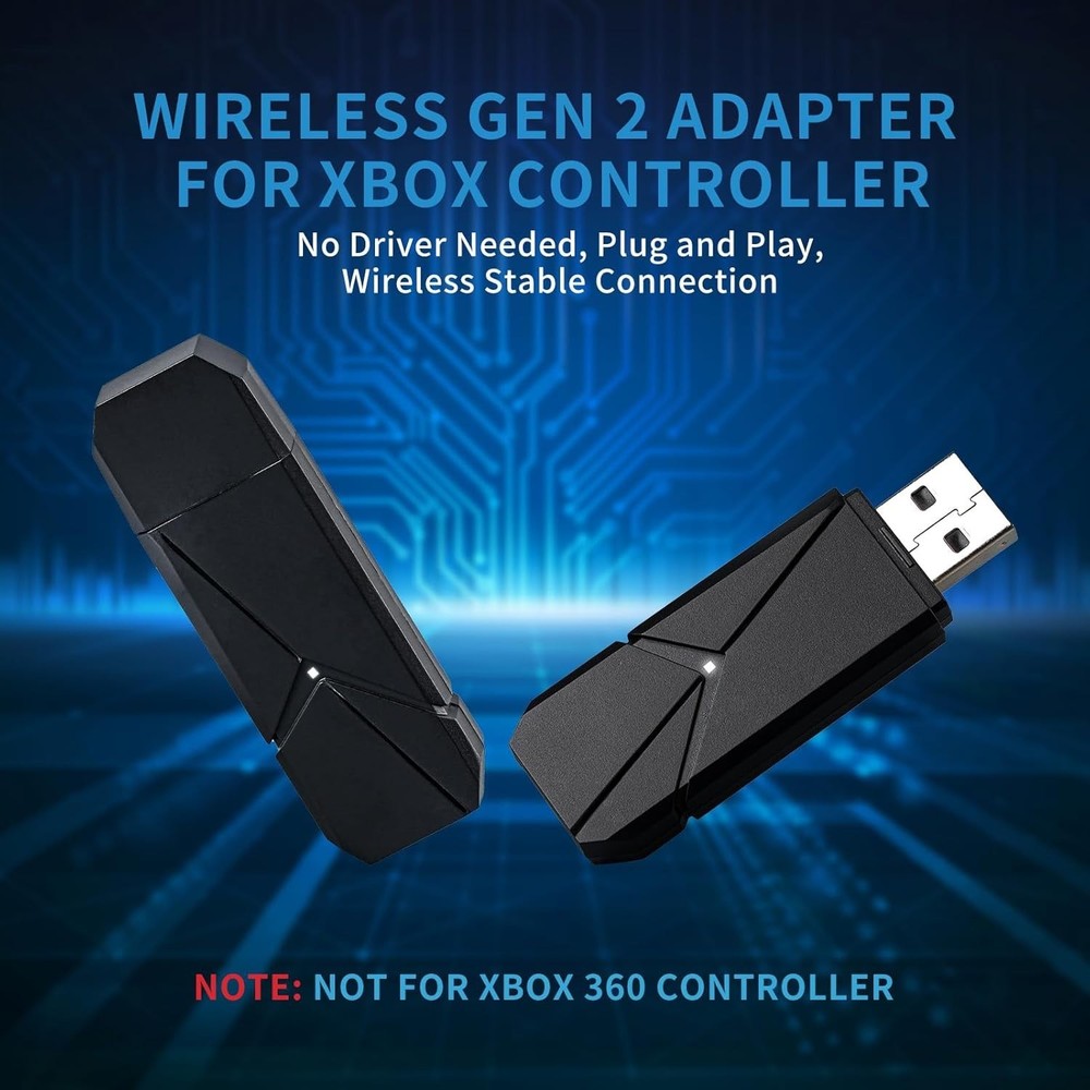Wireless Adapter for Xbox One - Xbox Wireless Adapter for PC Windows 11/10/8/...