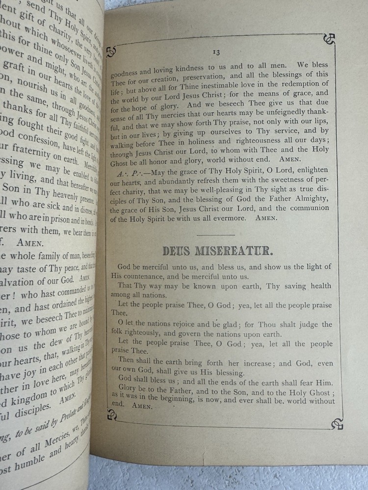 1883 Wheeling WV Knights Templar Ascension Day Program Cyrene Commandery Antique