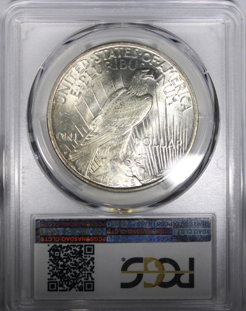 1922-D Peace Dollar PCGS MS63 Flashy Better Date $1
