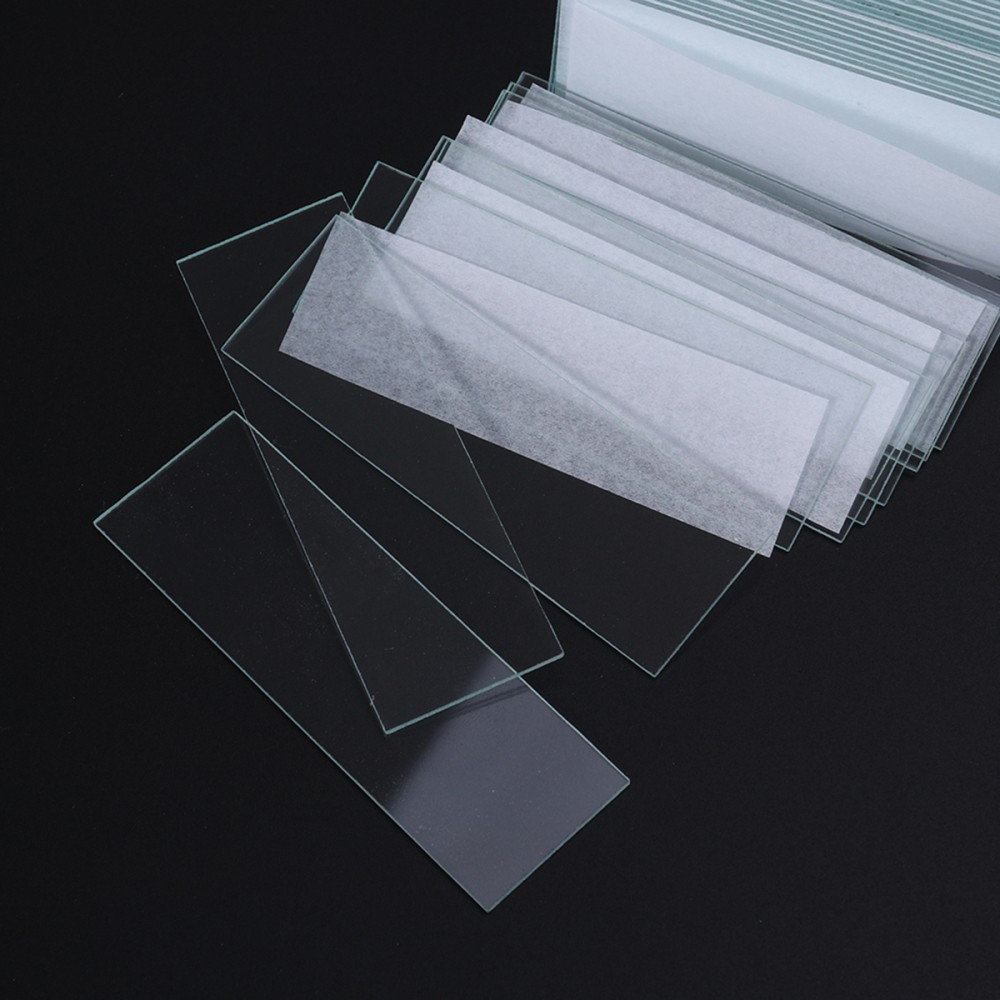 50 Slides Grade Specimens Prepared Microscope Slide Experiment Glass Slide