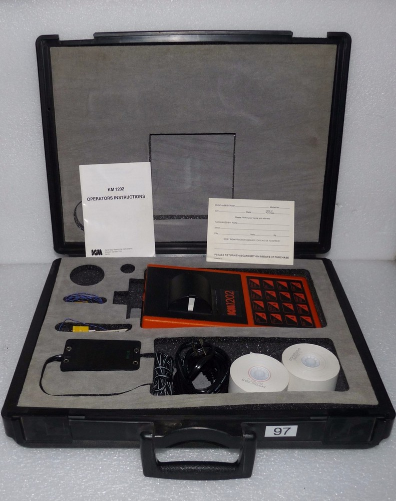 KANE-MAY KM KM1200 THERMOCOUPLE 5 CHANNEL TEMPERATURE PRINTER