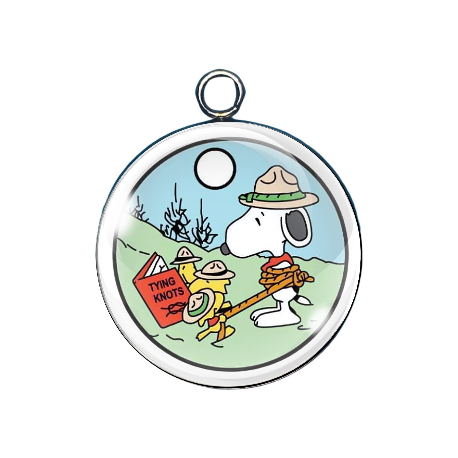 Snoopy Glass Cabochon Charms