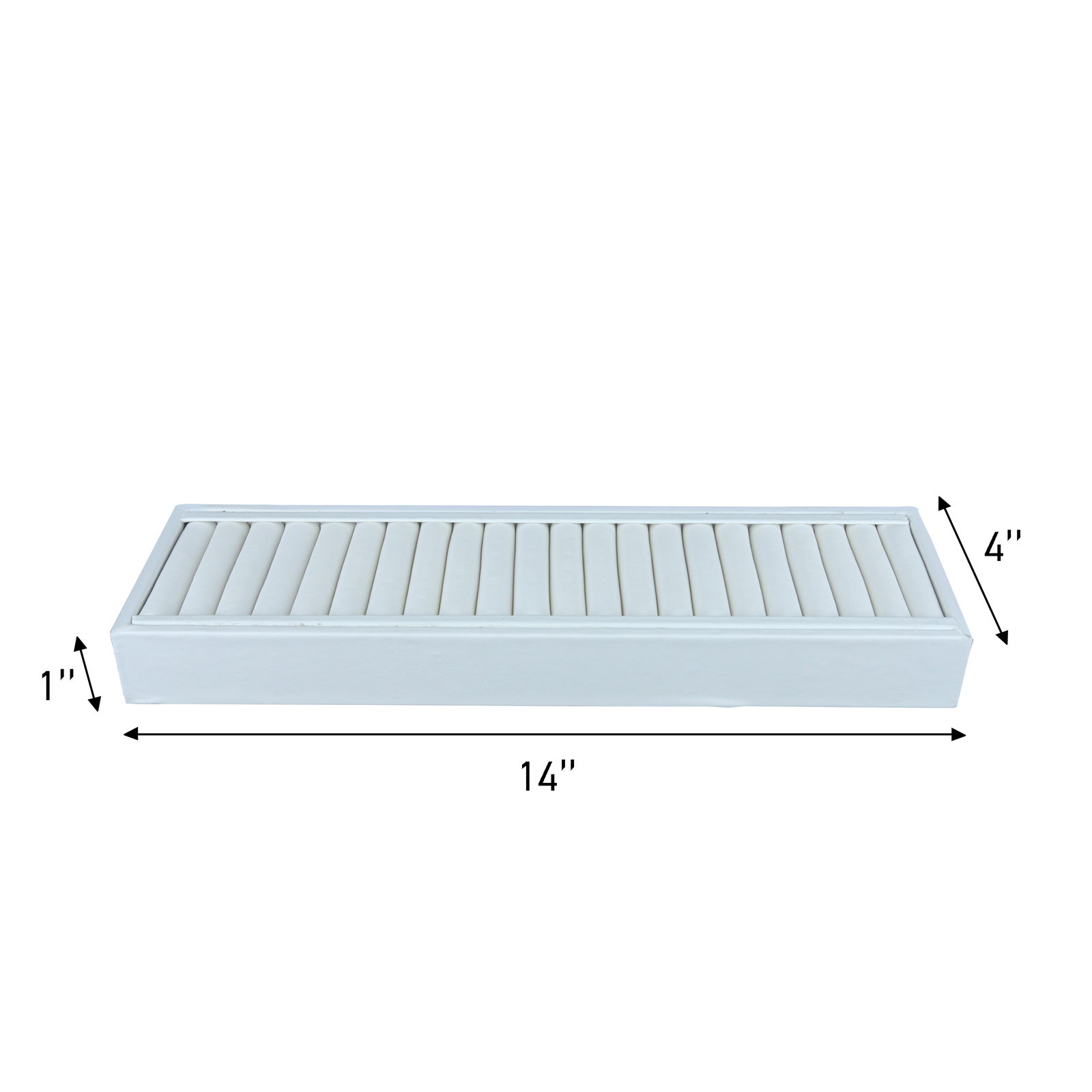 SSWBasics White Velvet Jewelry Trays for Display - Bracelet Tray with 21