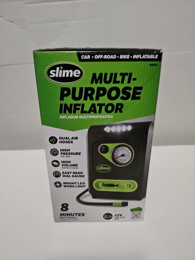 SLIME👉🏻MULTI-PURPOSE Bright LED Light High Volume INFLATOR (40034)
