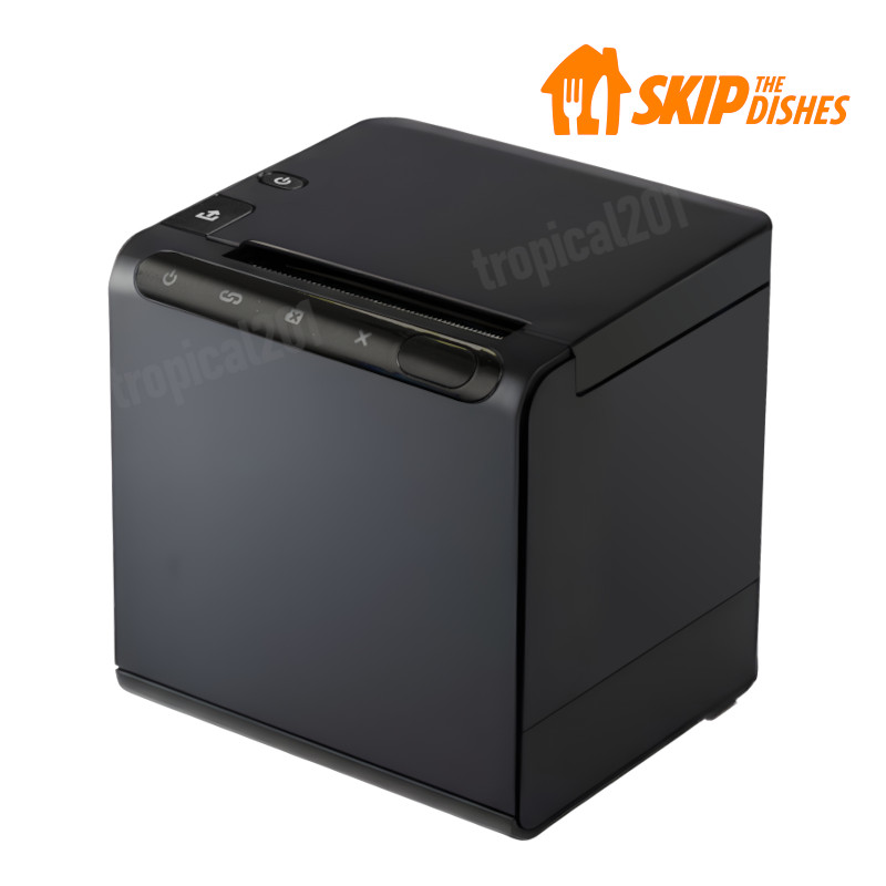 Bluetooth 80mm Thermal Receipt Printer for SkipTheDishes APP Wireless Portable