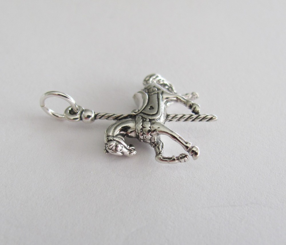 Sterling Silver Carousel Horse charm