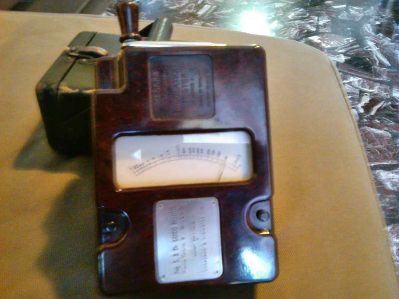 Vintage Megger Eng. Guido Belotti