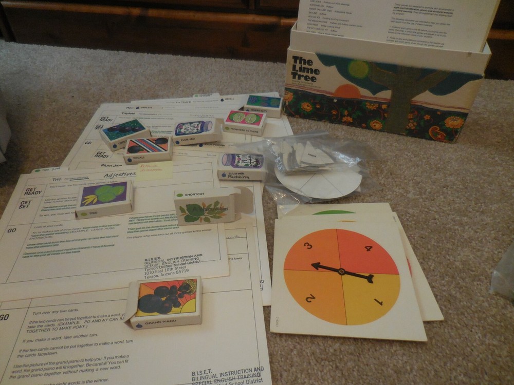 Reading Skills Games Box (Lime Tree, Plum Tree) 1976