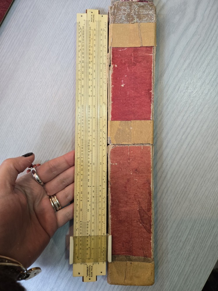 Vintage Unique Universal Slide Rule Old Tools