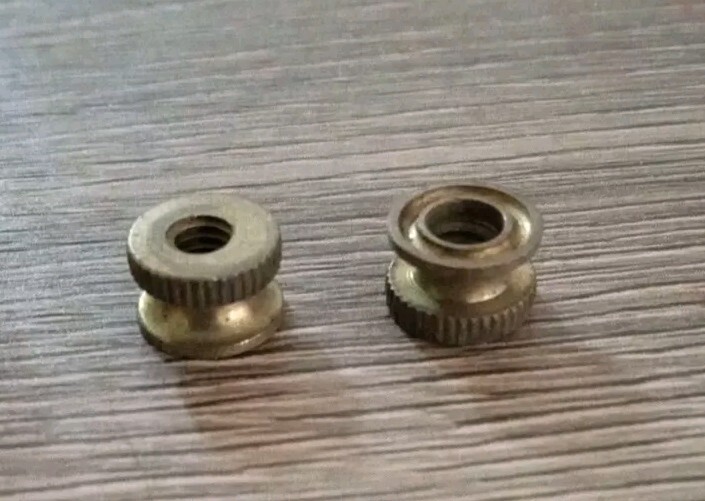 Gilbert Erector Set Solid Brass Electric Motor Screw Ends Lot of 6