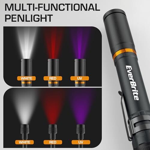 Multi-Functional Rechargeable Work Light, Flexible LED Flashlight with 3