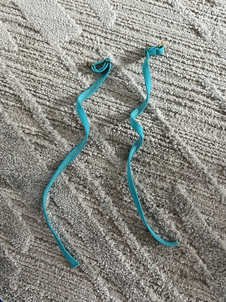 Blue Bra Straps 1 Pair