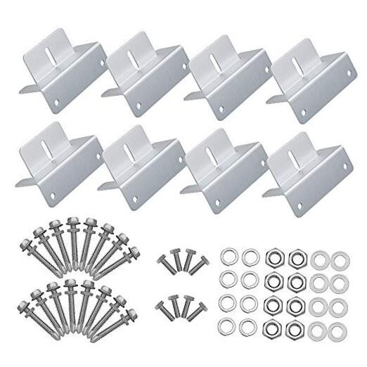 8 Units Solar Panel Mounting z Bracket, 8 Units Z Brackets Z Brackets