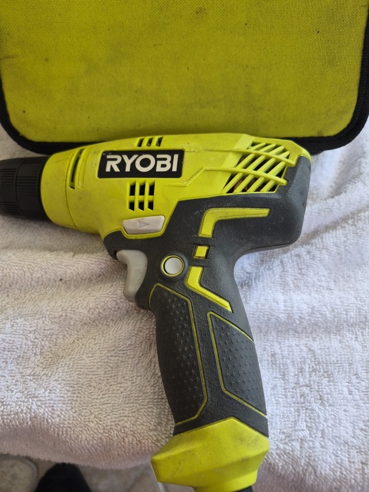 Ryobi D43 3/8" Corded Drill 5.5 Amp Variable Speed w/ Soft Case & Manual