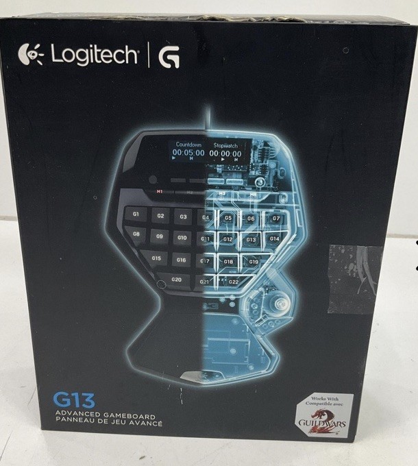 Logitech G13 Advanced Gameboard LCD Display Customizable NEW