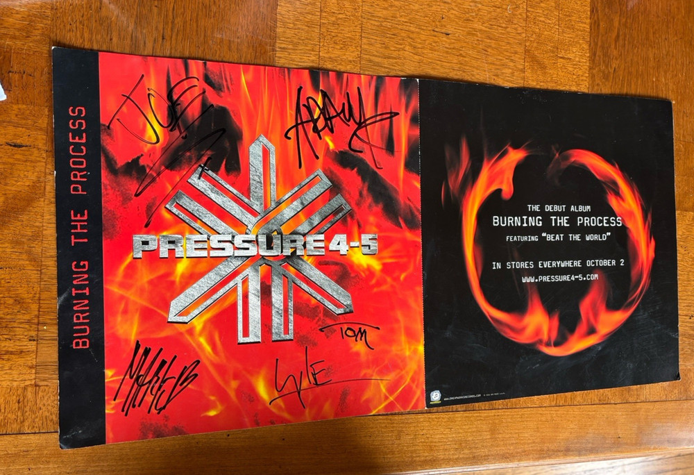 Pressure 4-5  Signed Double Sided Poster