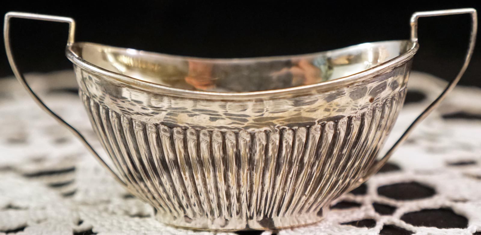 2 Handled Bowls Master Salts Silver Bowls Matthew John Jessop Birmingham 1902