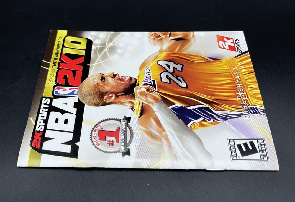 NBA 2K10 PS3 Playstation 3 Manual Only Authentic EA